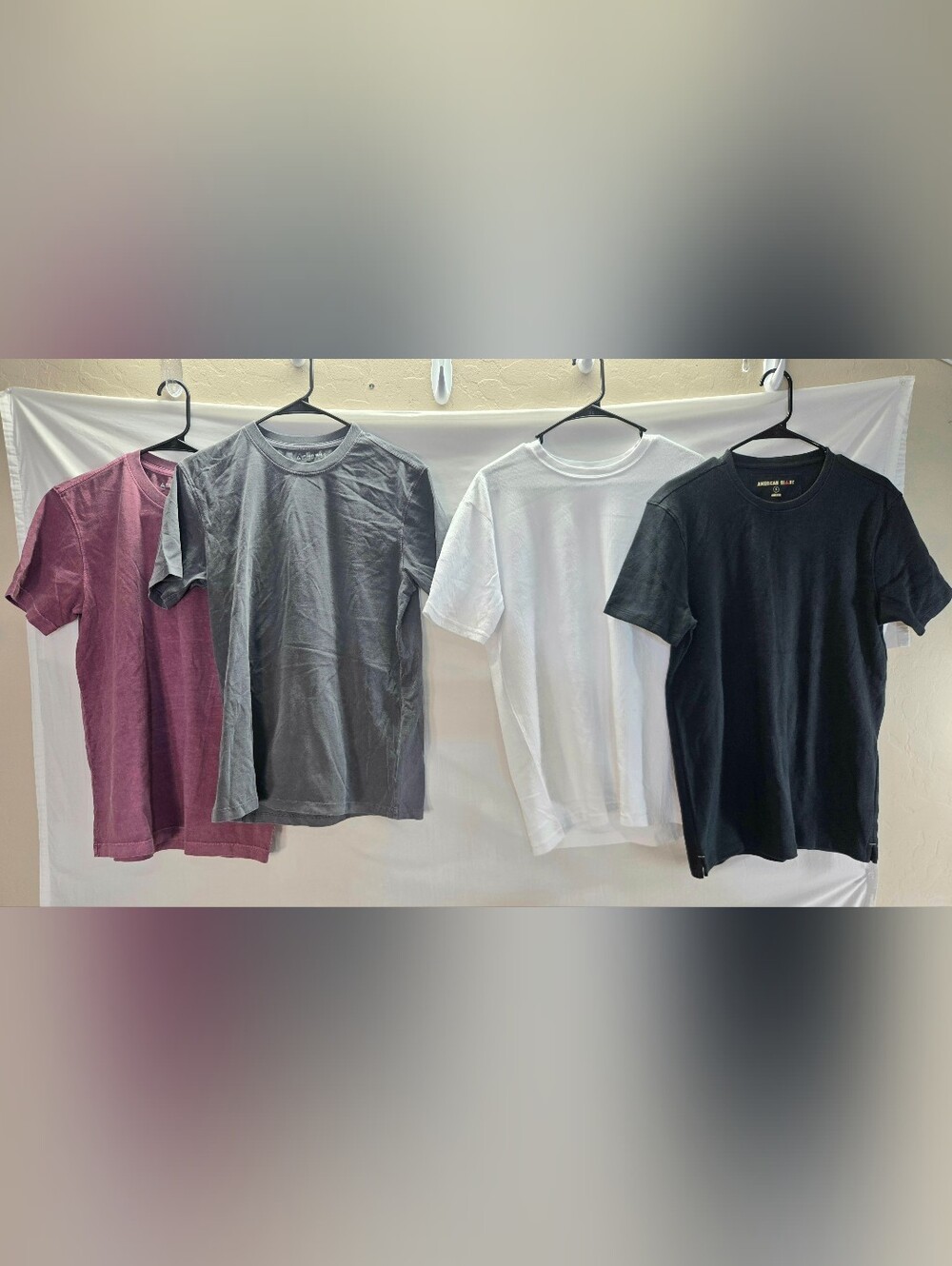 Lot of 4 American Giant Men's Small Short Sleeve Shirts NWOT